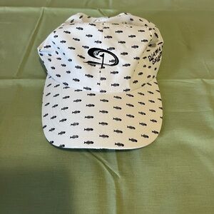 BNWOT Imperial golf hat white and navy blue